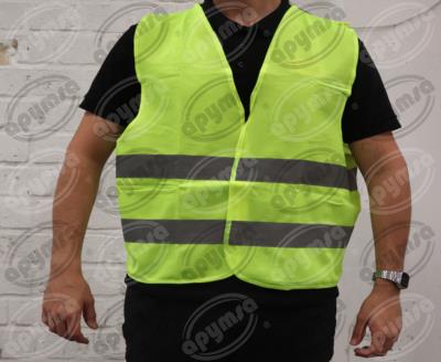CHALECO SEGURIDAD AMARILLO C/REFLEJANTE HIGHVIS APYMSA SAFETY CLR3001A 