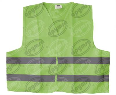 CHALECO SEGURIDAD VERDE C/REFLEJANTE HIGHVIS APYMSA SAFETY CLR3001VHV 