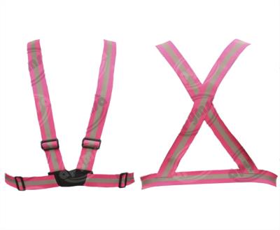 BANDA REFLEJANTE PARA TORAX ALTA VISIVILIDAD ROSA APYMSA SAFETY CLREF-ROS 