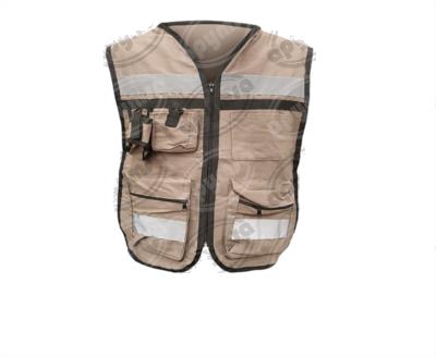 CHALECO BRIGADISTA 100% ALGODÓN BEIGE UNITALLA APYMSA SAFETY CTB100-B 