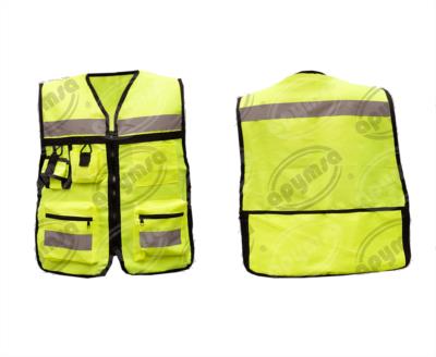 CHALECO BRIGADISTA 100% ALGODÓN AMARILLO UNITALLA APYMSA SAFETY CTB100-A 