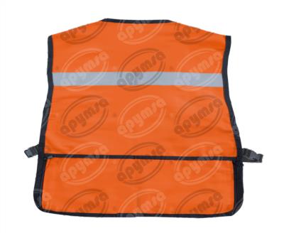 CHALECO BRIGADISTA 100% ALGODÓN NARANJA UNITALLA APYMSA SAFETY CTB100-N 
