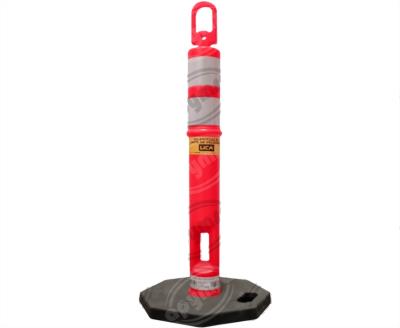 POSTE VIAL DOS REFLEJANTES CON BASE 6KG APYMSA SAFETY PLCB 