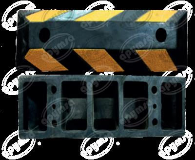 TOPE DE RUEDA ( PAR ) 50CM INCLYE TAQUETES Y TORNILLOS APYMSA SAFETY PT-40-IMP 
