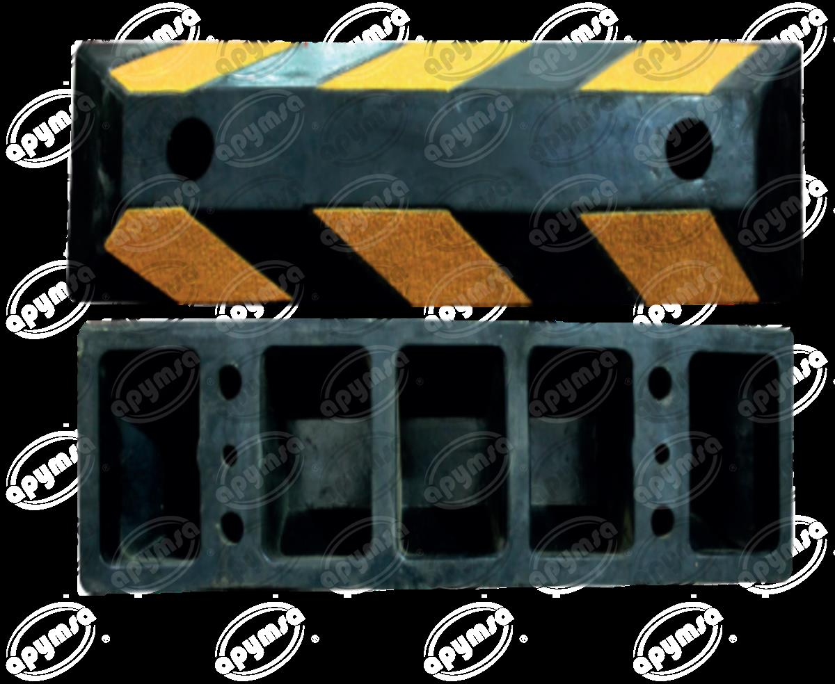 TOPE DE RUEDA ( PAR ) 50CM INCLYE TAQUETES Y TORNILLOS APYMSA SAFETY PT-40-IMP 