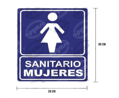 CARTEL INFORMATIVO SANITARIO MUJERES APYMSA SAFETY 25 
