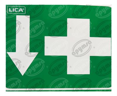 CARTEL INFORMATIVO BOTIQUIN APYMSA SAFETY 77 