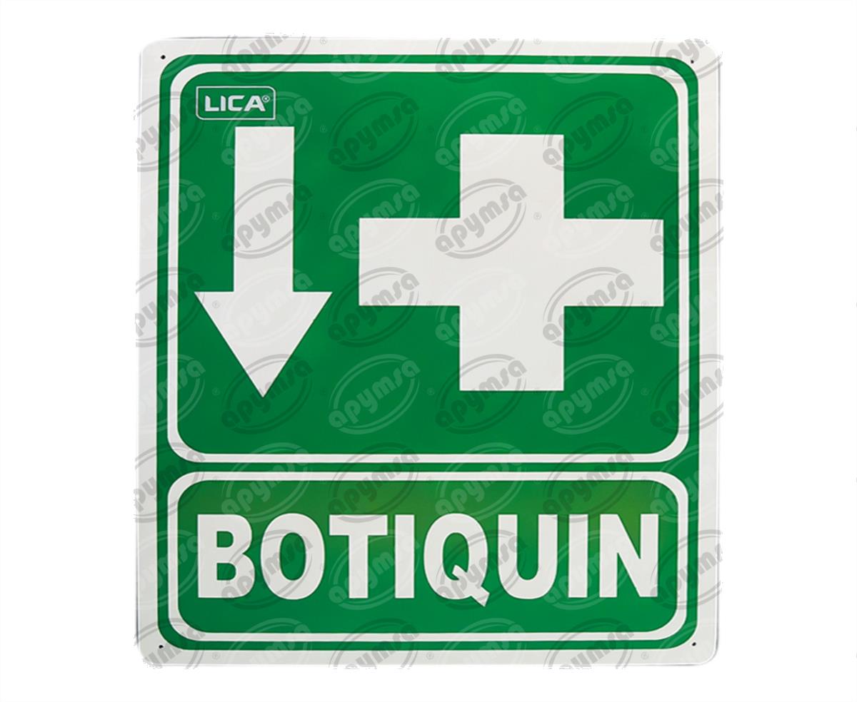 CARTEL INFORMATIVO BOTIQUIN APYMSA SAFETY 77 
