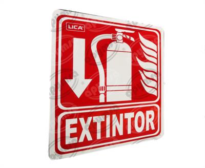 CARTEL INFORMATIVO EXTINTOR VERTICAL APYMSA SAFETY 137 