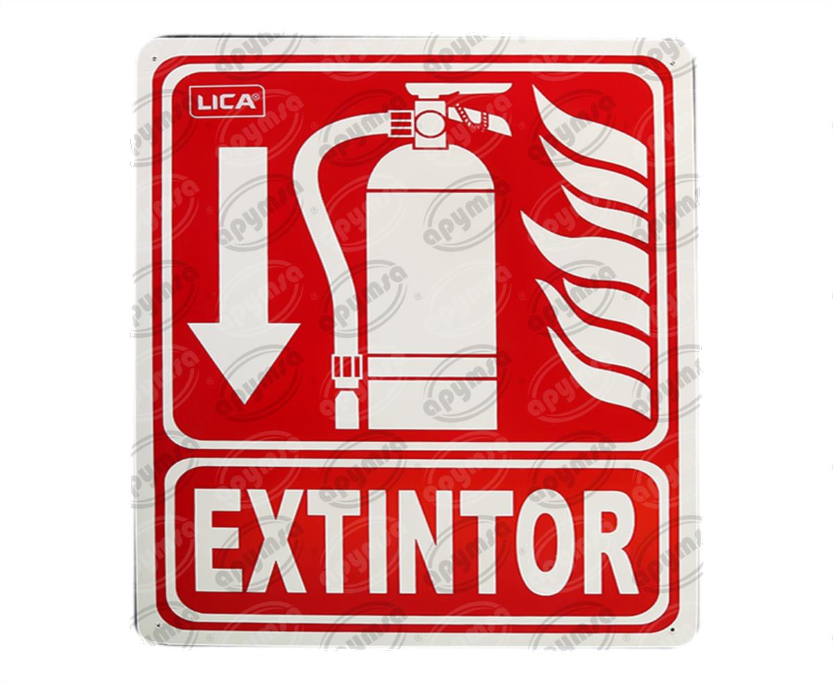 CARTEL INFORMATIVO EXTINTOR VERTICAL APYMSA SAFETY 137 