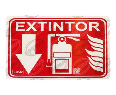 CARTEL INFORMATIVO EXTINTOR HORIZONTAL APYMSA SAFETY 138 