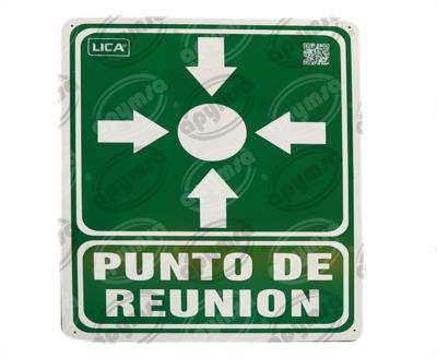 CARTEL INFORMATIVO PUNTO DE REUNION APYMSA SAFETY 157 