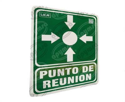 CARTEL INFORMATIVO PUNTO DE REUNION APYMSA SAFETY 157 