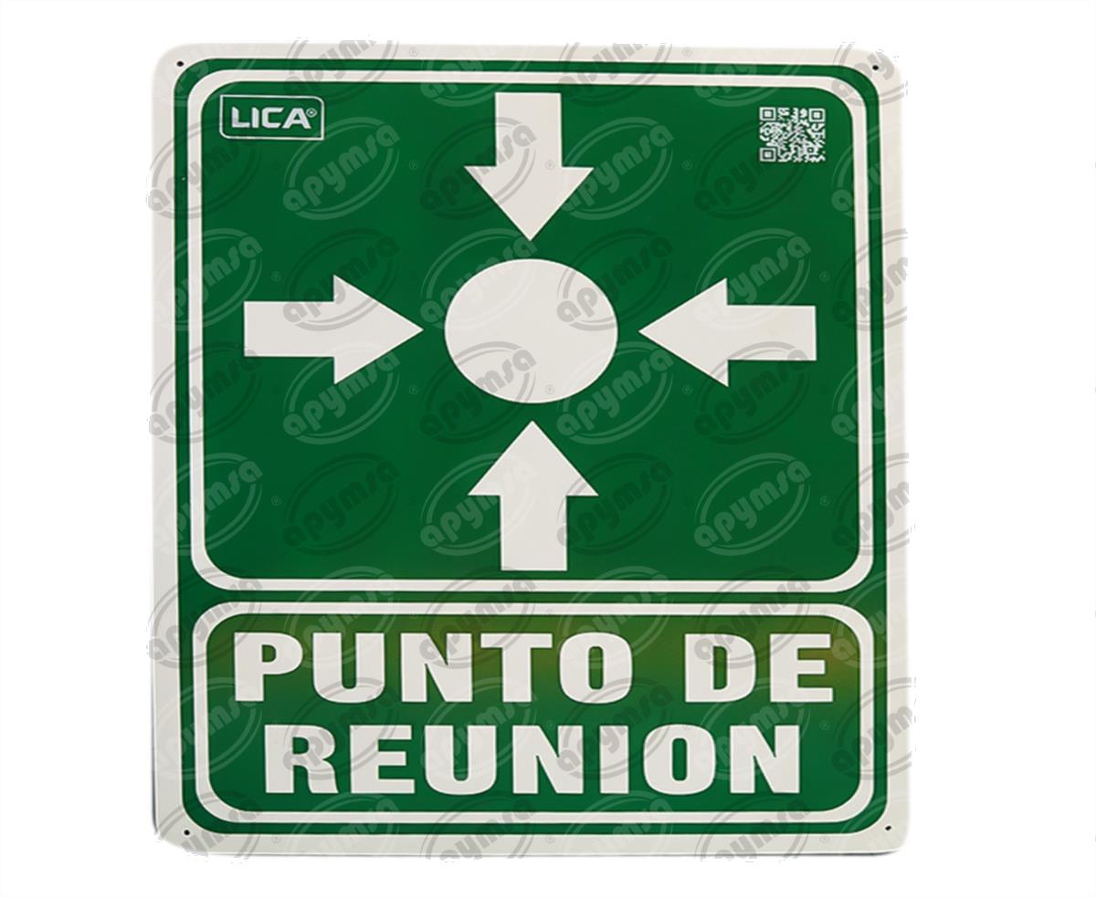 CARTEL INFORMATIVO PUNTO DE REUNION APYMSA SAFETY 157 