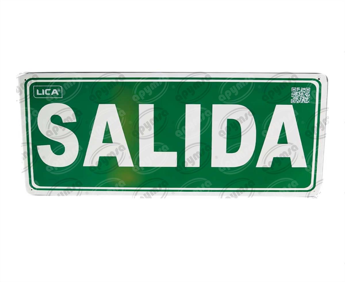CARTEL INFORMATIVO SALIDA APYMSA SAFETY 180 