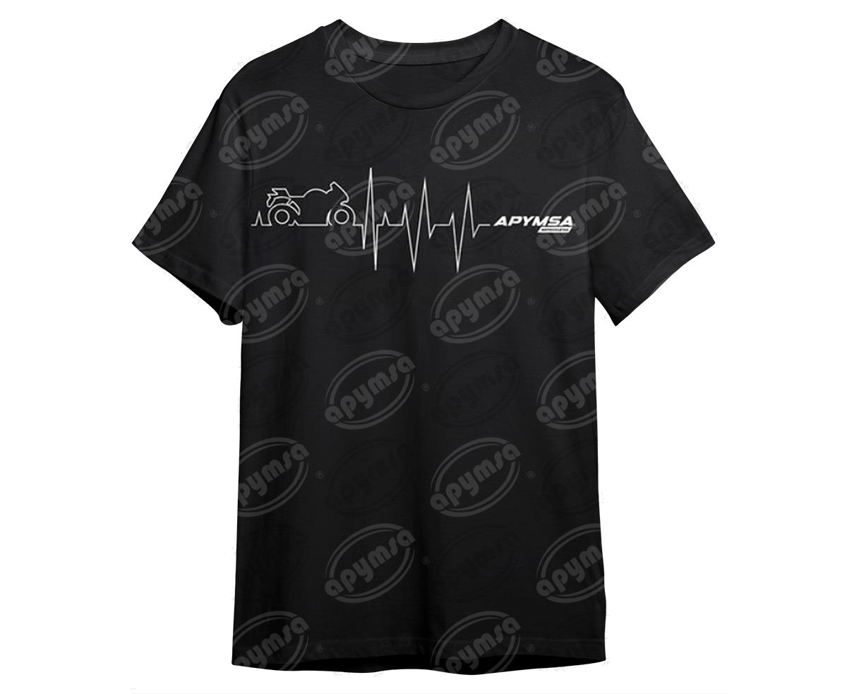 PLAYERA CUELLO REDONDO MOTO DEPORTIVA  MED 