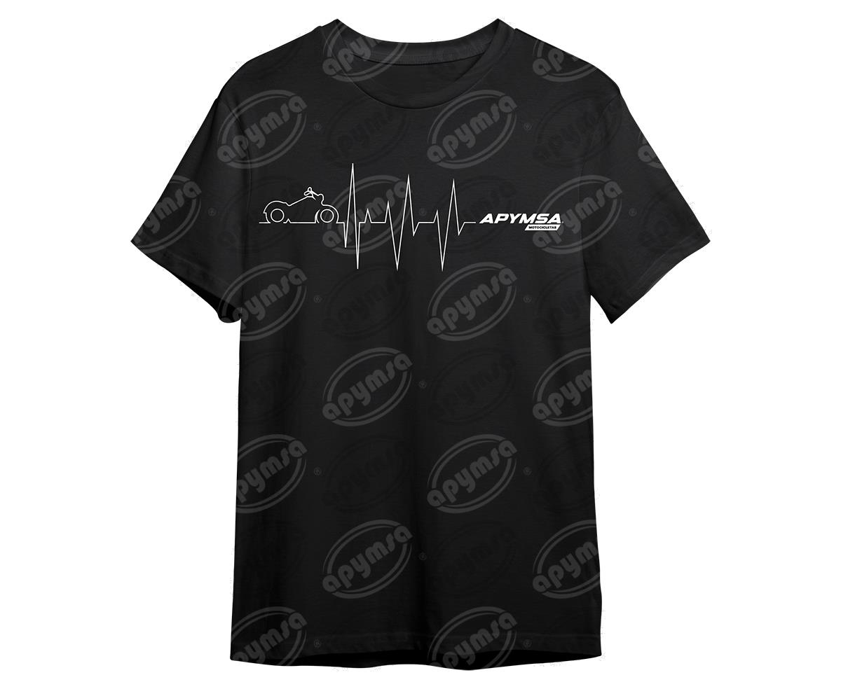 PLAYERA CUELLO REDONDO MOTO CHOPPER  MED 