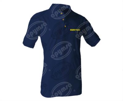 PLAYERA POLO CABALLERO AZUL MED  SURTEK 