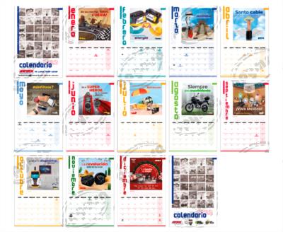 CALENDARIO PUBLICITARIO PARED  AUTEX 