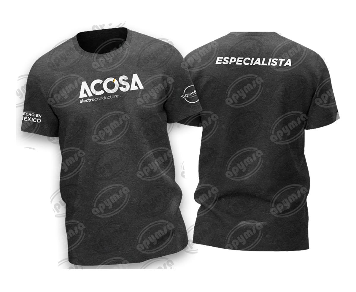 PLAYERA PROMOCIONAL MECAFIN ACOSA  MEDIANA 