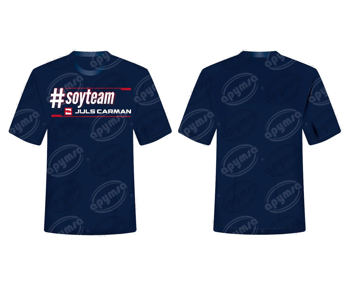PLAYERA CUELLO REDONDO TEAM JULS CARMAN  MED 