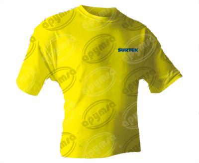 PLAYERA CUELLO REDONDO SURTEK AMARILLA  MED 
