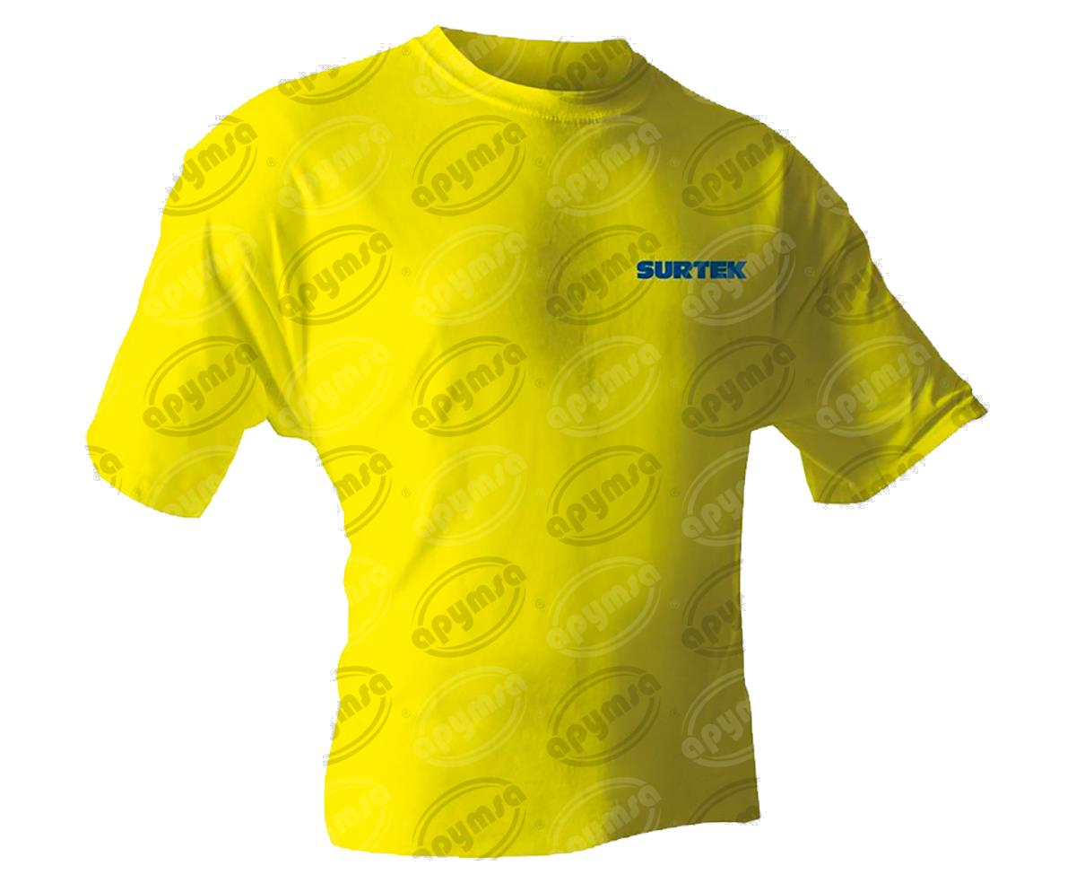 PLAYERA CUELLO REDONDO SURTEK AMARILLA  MED 