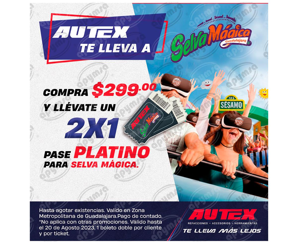 BOLETO ENTRADA 2X1 SELVA MÁGICA AUTEX  2023 