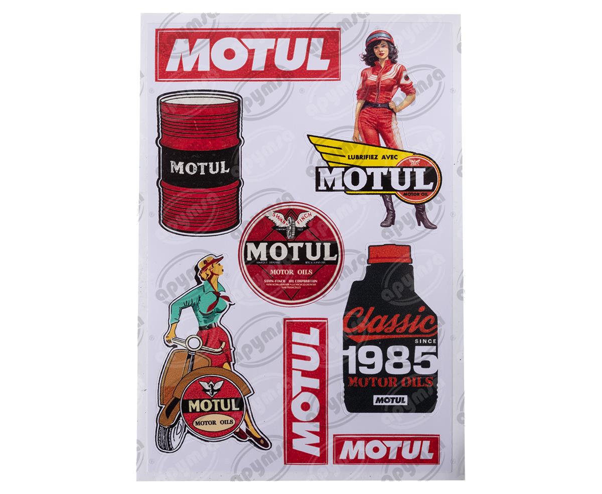 CALCOMANIA PUBLICITARIO MOTUL 10X15CM  2024 